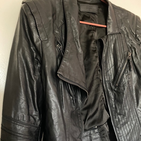 BLANK NYC Faux Leather Moto Jacket - Black - Picture 2 of 5